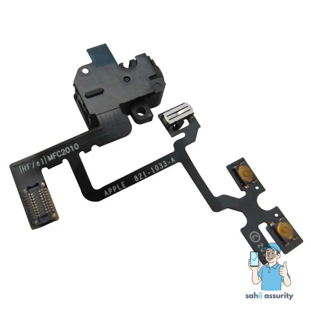 Handsfree Audio Jack Flex Cable for Apple iPhone 4